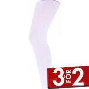 Decoy 60 Den 3D Microfiber Capri Leggings Vit polyamid S/M Dam