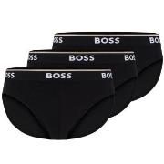 BOSS Kalsonger 3P Power Brief Svart bomull Medium Herr