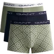 Gant Kalsonger 3P Icon G Trunk Grön bomull Large Herr