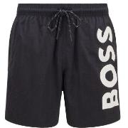 BOSS Badbyxor Swimshorts Octopus Svart polyamid XX-Large Herr