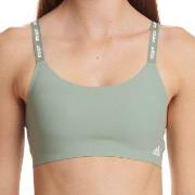 adidas BH BOS Micro Cut Free Scoop Lounge Bra Oliv X-Large Dam