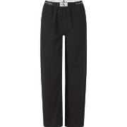 Calvin Klein Sleep Pant Svart bomull X-Large Dam