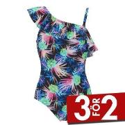 Damella Teresa Floral Swimsuit Flerfärgad 48 Dam