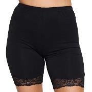 Damella Bamboo Lace Shorts Svart ull X-Large Dam