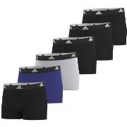 adidas Kalsonger 6P Active Flex Cotton Trunks Svart/Blå bomull Medium ...