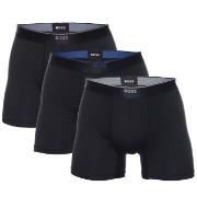 BOSS Kalsonger 3P Evolution Boxer Brief Long Svart polyester X-Large H...