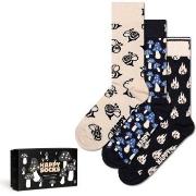 Happy Sock Monochrome Magic Socks Gift Set Strumpor 3P Flerfärgad bomu...