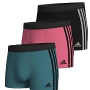 adidas Kalsonger 3P Active Flex Cotton 3 Stripes Blå/Rosa bomull X-Lar...