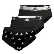 adidas Kalsonger 3P Active Flex Cotton Brief Svart/Vit bomull X-Large ...