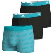 adidas Kalsonger 3P Active Flex Cotton Trunk Turkos Mönster bomull Lar...