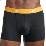 adidas Kalsonger 3P Active Flex Cotton Trunk Svart/Orange bomull X-Lar...