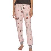 PJ Salvage Livin On The Edge Pants Rosa Mönstrad Small Dam