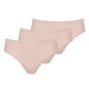 Mey Trosor 3P Organic Cotton American Briefs Beige bomull 40 Dam