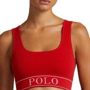 Polo Ralph Lauren BH Scoop Neck Top Röd X-Large Dam