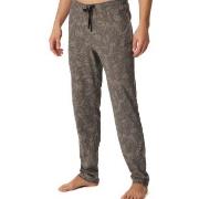 Schiesser Mix Plus Relax Long Pants Brun Mönster bomull 54 Herr