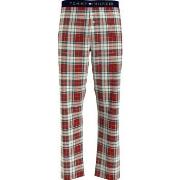 Tommy Hilfiger Flannel Pant Röd Mönstrad Small Herr