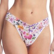 Hanky Panky Trosor Printed Original Rise Thong Vit m Blommor nylon One...