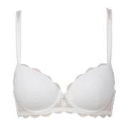 Trofe Julia Lace Padded Bra BH Vit polyamid A 80 Dam