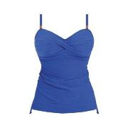 Fantasie Beach Waves Underwire Twist Tankini Blå polyamid D 80 Dam