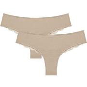 Triumph Trosor 2P Lovely Micro Brazilian String Beige polyester Medium...