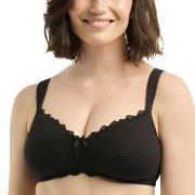 Sans Complexe BH Ava Post Surgical Non Wire Bra Svart bomull C 75 Dam