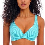 Freya Jewel Cove UW High Apex Bikini Top Turkos Mönster G 70 Dam