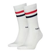 Levis Strumpor 2P Regular Cut Stripe Socks Vit Strl 43/46