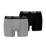 Puma Kalsonger 2P Men Everyday Basic Boxer Svart/Grå bomull Medium Her...