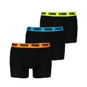 Puma Kalsonger 3P Men Everyday Boxer Svart/Orange bomull Medium Herr