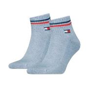 Tommy Men Uni TJ Iconic Quarter Socks Strumpor 2P Ljusblå Strl 39/42 H...