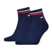 Tommy Men Uni TJ Iconic Quarter Socks Strumpor 2P Marin Strl 39/42