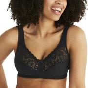 Swegmark BH True Beauty Fairtrade Soft Bra Svart bomull B 75 Dam