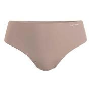 Calvin Klein Trosor Invisibles High Rise Thong Beige XX-Large Dam