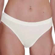 Sloggi Trosor 3P GO Casual High Leg Brief Vit bomull X-Large Dam