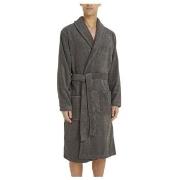 Tommy Hilfiger Cotton Towelling Bathrobe Grå bomull Large Herr