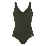 Damella Julia Chlorine Resistant Swimsuit Mörkgrön polyamid 38 Dam