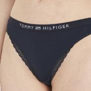 Tommy Hilfiger Trosor Tonal Logo Lace Briefs Marin Small Dam