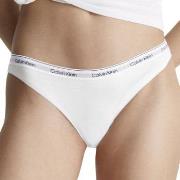 Calvin Klein Trosor Modern Logo Thong Vit bomull Large Dam