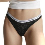 Calvin Klein Trosor 3P Modern Lace Brazilian Svart polyamid Small Dam