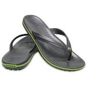 Crocs Crocband Flip Unisex Svart/Grön US M6/W8 (EU 38-39)