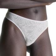 Calvin Klein Trosor Sheer Marquisette Lace Thong Vit polyamid X-Small ...