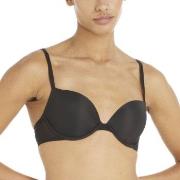 Calvin Klein BH Sheer Marquisette Push Up Bra Svart B 80 Dam