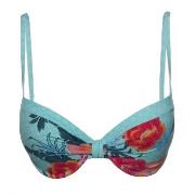 Esprit Peony Beach Padded Push Up Bikini Turkos Mönster B 36 Dam