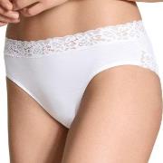 Calida Trosor Natural Comfort Lace Brief Vit bomull X-Small Dam