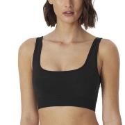 Schiesser BH Bustier Seamless Top Svart polyamid Small Dam