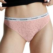 Calvin Klein Trosor Lace Thong Ljusrosa polyamid X-Large Dam