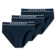 Schiesser Kalsonger 3P 95-5 Organic Cotton Rio Brief Marin bomull Larg...