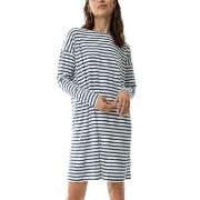 Mey Cyra Nightshirt Vit/Marin Medium Dam