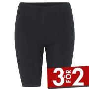 Decoy Mid-length Capri Leggings Svart ekologisk bomull Small Dam