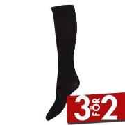 Decoy Strumpor Doubleface Knee-high Socks Svart Strl 37/39 Dam